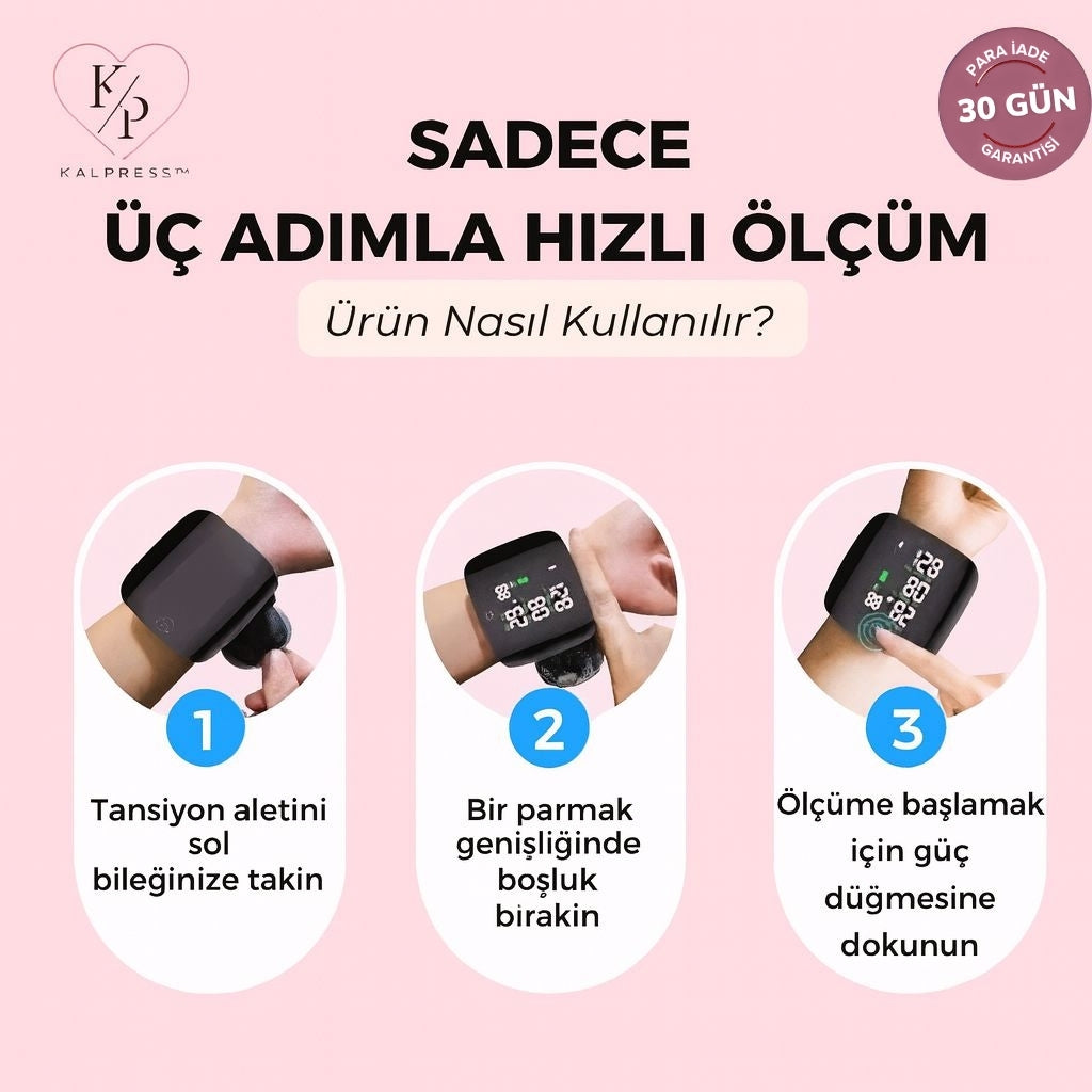 Kalpress™ Akıllı Tansiyon Cihazı
